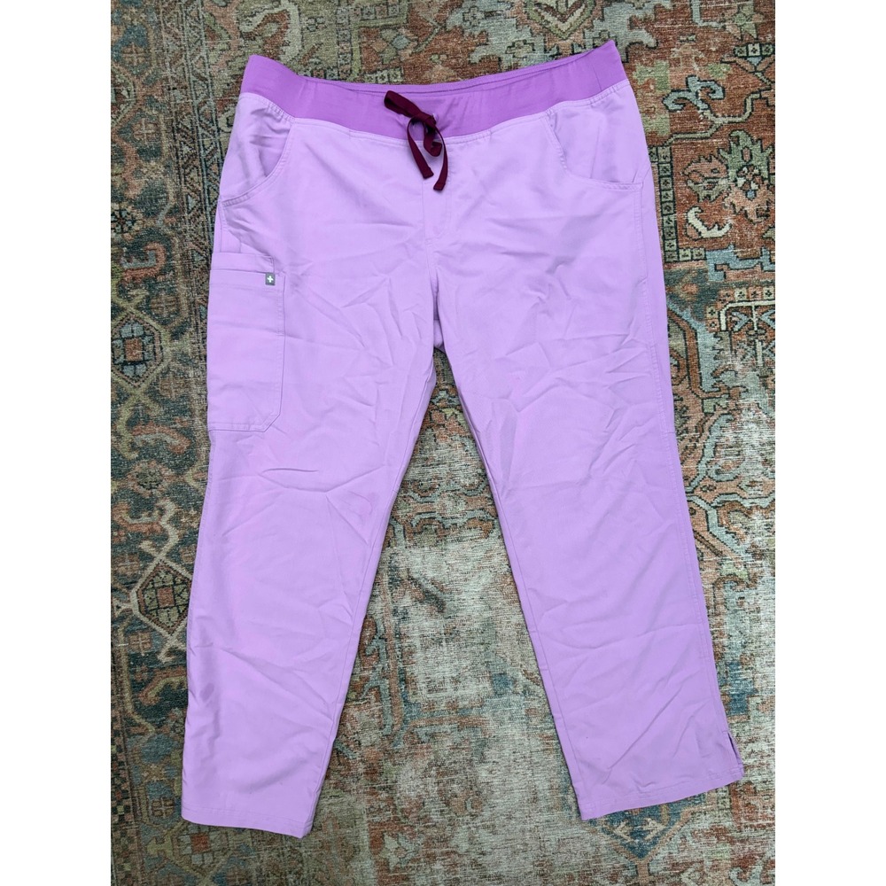 FIGS Technical Collection Lilac Purple Scrub Pants XL Petite